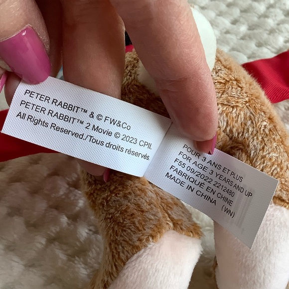 Dan Dee Int Peter Rabbit Lovable Huggable Slap Bracelet Plush Bunny Rabbit Toy - Picture 9 of 11